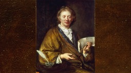 Das Beitragsbild des WDR3 Vesper "Mademoiselle de Guise & Klangbilder aus Frankreich" zeigt ein Ölgemälde auf dem der französische Komponist François Couperin dargestellt ist. 
