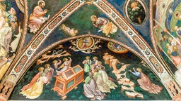 Fresko mit Mariä Himmelfahrt, Cappella di Uguggione um 1425