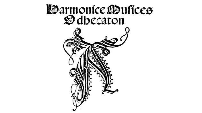 Das Beitragsbild der WDR3 Vesper "Eine mehrstimmige Messe & Drucker – Verleger – Komponist" zeigt den Titel des ersten gedruckten Buchs mit Noten von Ottaviano Petrucci.  