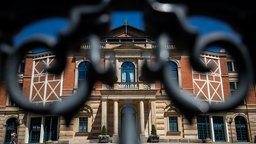 Außenansicht vom Richard-Wagner-Festspielhaus in Bayreuth.