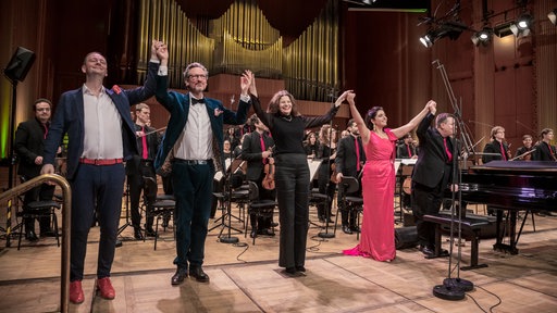 Eindrücke vom Festkonzert von "WDR 3 - Musik hilft!" aus dem WDR Funkhaus.
