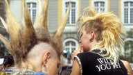 Zwei Punks 1984 in Bonn