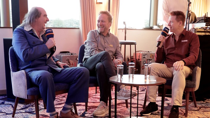Guildo Horn und Bastian Bender im Gespräch mit Ulf Pohlmeier
