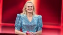 Barbara Schöneberger steht 2022 bei einer Ausgabe von "Verstehen Sie Spaß?" im Studio