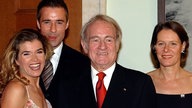 Anke Engelke zusammen mit Kai Pflaume und Bundespräsident a.D. Johannes Rau und Christina Rau 