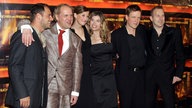 Anke Engelke mit Moritz Bleibtreu, Uwe Ochsenknecht, Alexandra Maria Lara, Justus von Dohnanyi und Heino Ferch 