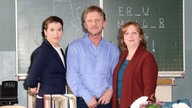 Anke Engelke mit Gabriela Maria Schmeide und Sönke Wortmann