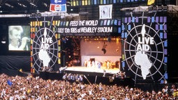 Impressionen vom "Live Aid"-Konzert 1985