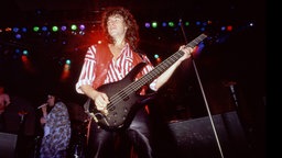 Die britische Rockband Marillion am 16.11.1987 in Hannover.