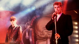 Die Pet Shop Boys bei einem Auftritt in den 80ern