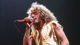 Roger Daltrey 1976 auf der Bühne