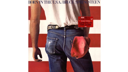Schallplattencover von Bruce Springsteen "Born in the U.S.A.".