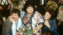 Trude Herr mit Thommy Engel (li., De Bläck Fööss ) und Wolfgang Niedecken 1988
