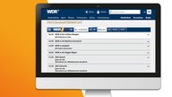 Programmvorschau von WDR 4 auf einem Computerbildschirm