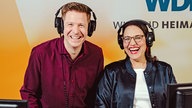 Impressionen vom Fotoshooting zur neuen WDR 4-Sendung "Der Schöne Morgen" mit Katharina te Uhle und Bastian Bender 