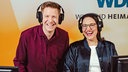 Impressionen vom Fotoshooting zur neuen WDR 4-Sendung "Der Schöne Morgen" mit Katharina te Uhle und Bastian Bender 