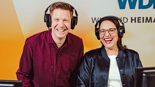 Impressionen vom Fotoshooting zur neuen WDR 4-Sendung "Der Schöne Morgen" mit Katharina te Uhle und Bastian Bender 