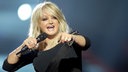 Sängerin Bonnie Tyler auf der Bühne als Vertreterin Großbritanniens beim Eurovision Song Contest 2013