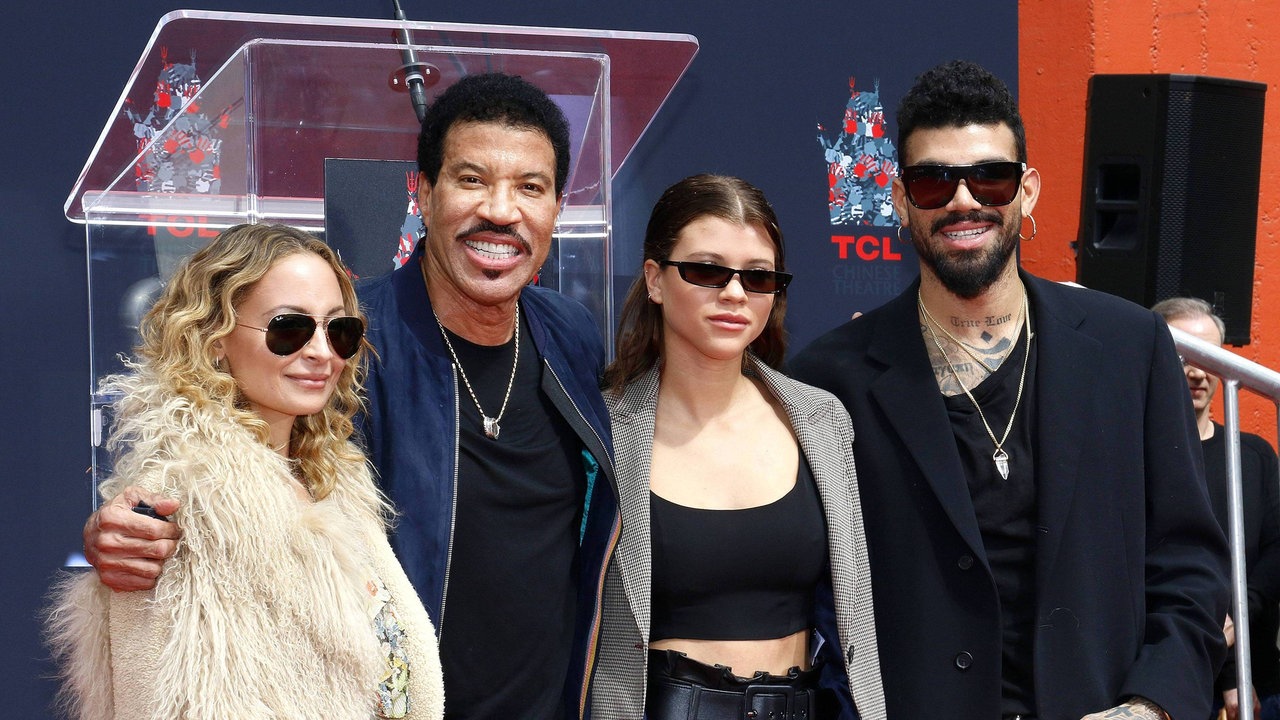 Lionel Richie mit seinen Kindern
