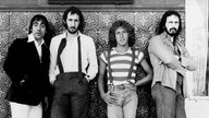 Ein Foto von "The Who" in schwarz-weiß am Anfang ihrer Karriere.
