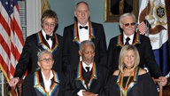 Roger Daltrey (links) bei der Verleihung des Kennedy-Preises in Washington.