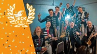 Die Band Druckluft jubelt