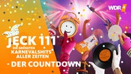 WDR 4 Jeck 111-Visual, Variante für die Sendung "Jeck 111 - Der Countdown"