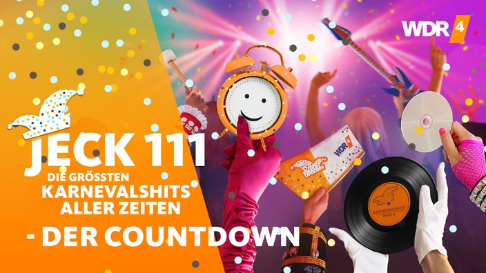 WDR 4 Jeck 111-Visual, Variante für die Sendung "Jeck 111 - Der Countdown"