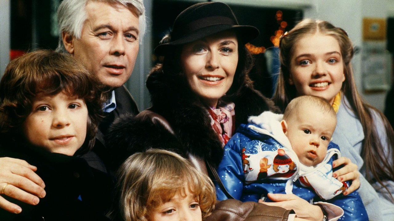 Die Filmfamilie Schuhmann der TV-Serie "Ich heirate eine Familie"