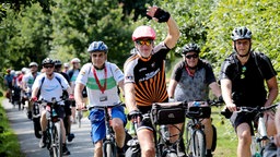 Radler bei der NRW Radtour 2019