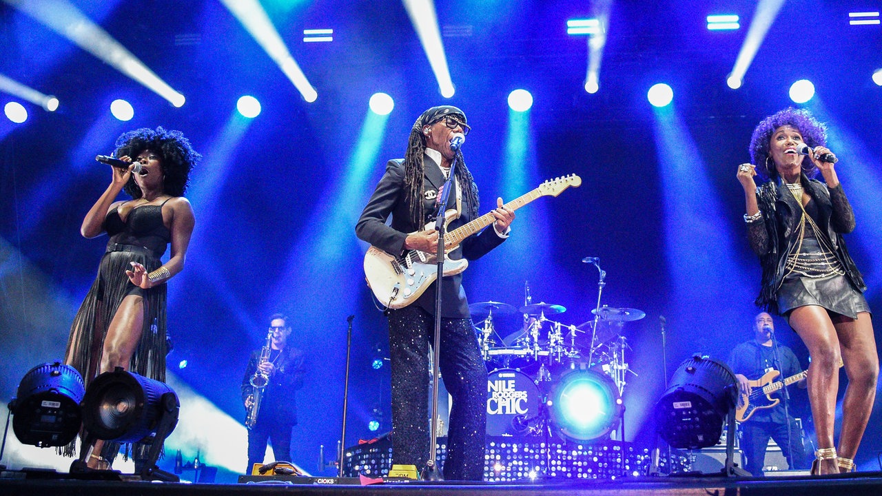 Impressionen aus Geldern vom Konzert von Nile Rodgers & CHIC plus Kool & The Gang (21.8.2025)