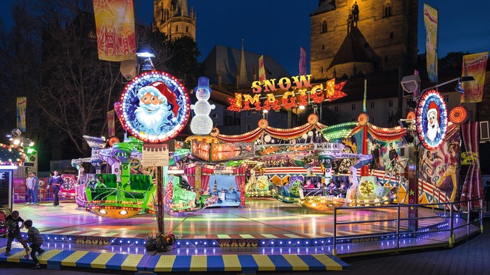 Karussell beim Cranger Weihnachtszauber