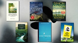 WDR 4 Buchtipp: Krimitipps, Buchcover, Collage