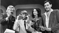 Diether Krebs mit Rudi Carrell, Klaus Havenstein und Beatrice Richter in Rudis Tagesshow (1981)