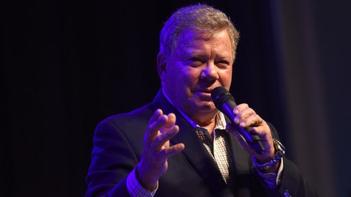 William Shatner auf dem Science-Fiction-Fantreffen «FedCon» in Bühne