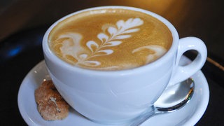 Eine Kaffeetasse 