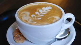 Eine Kaffeetasse 