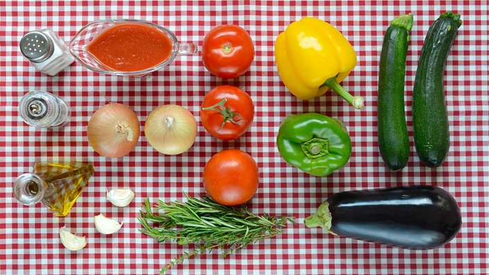 Ratatouille, Zutaten