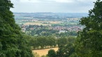 Ausblick auf den Naturpark Teutoburger Wald bzw. auf das Eggegebirge.