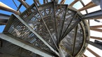 Die Wendeltreppe zur Aussichtsplattform