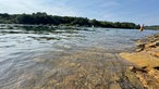 Wandern um den Sorpesee: Durch lasklares Wasser blickt man zum Grund des Sees