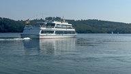 Wandern um den Sorpesee: Personen-Schiff zum Überqueren des Sorpesees