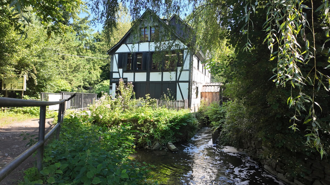 Die historische Schleiferei Wipperkotten an der Wupper