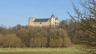 Die Wewelsburg aus der Ferne. 