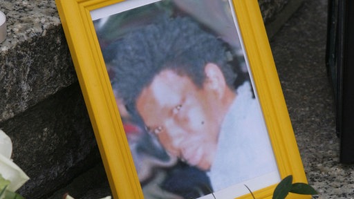 Gedenkbild von Oury Jalloh