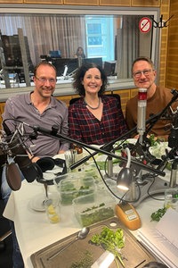 Nils Henkel, Carolin Courts und Uwe Schulz im WDR-Studio
