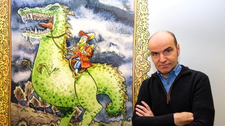 Porträt des Comic-Autoren Lewis Trondheim