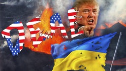 Symbolbild; Donald Trump fordert Deal mit der Ukraine, nennt die Ukraine Agressor.