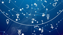 Ausschnitt aus einem astrologischen Himmelsatlas
