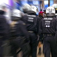 Polizisten am 28.08.2018 in Köln 